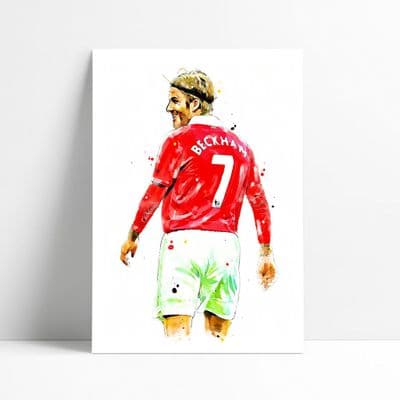 Manchester United | David Beckham Art Print