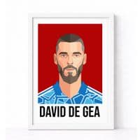 MANCHESTER UNITED | DAVID DE GEA  | MODERN ART PRINT