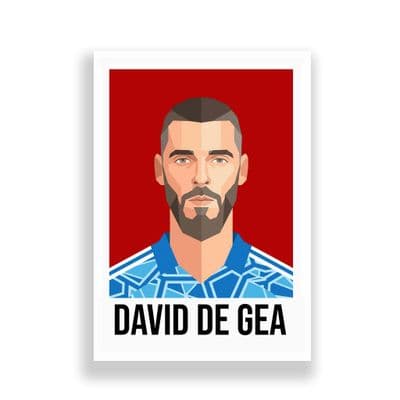 MANCHESTER UNITED | DAVID DE GEA  | MODERN ART PRINT