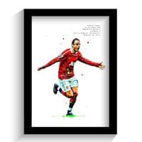Manchester United | Dimiter Berbatov Art Print