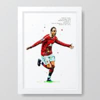 Manchester United | Dimiter Berbatov Art Print