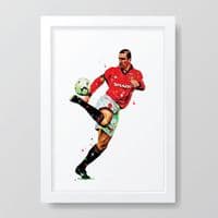 Manchester United | Eric Cantona Art Print  (1)