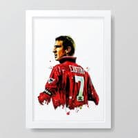 Manchester United | Eric Cantona Art Print (6)