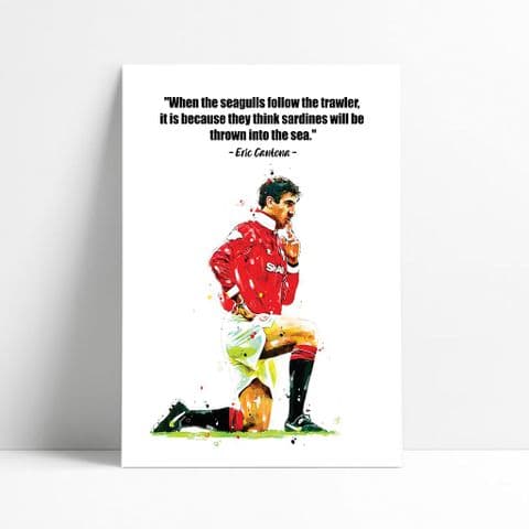 Manchester United |  Eric Cantona Quote | Seagulls