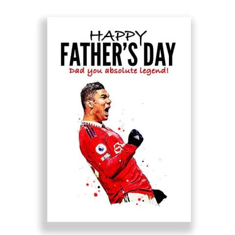 Manchester United Father's Day Card | Casemiro