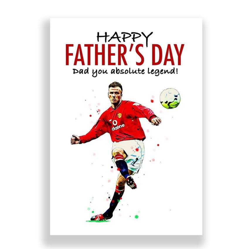 Manchester United Father's Day Card | David Beckham