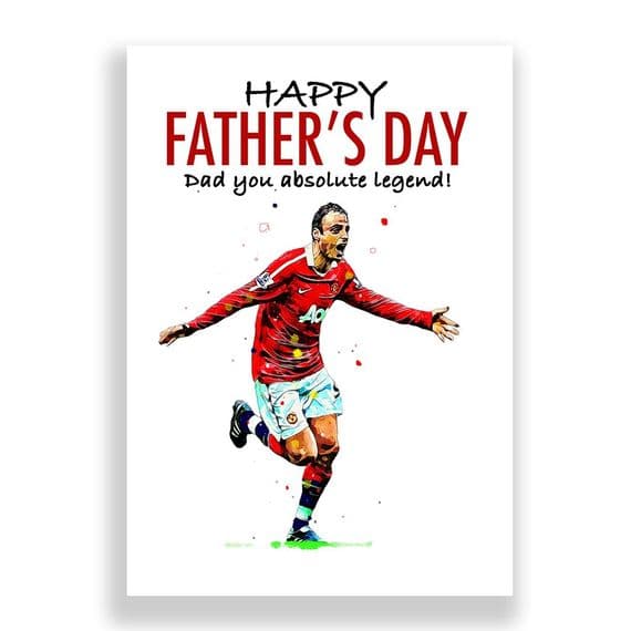 Manchester United Father's Day Card | Dimitar Berbatov