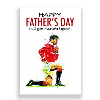 Manchester United Father's Day Card | Eric Cantona (2)