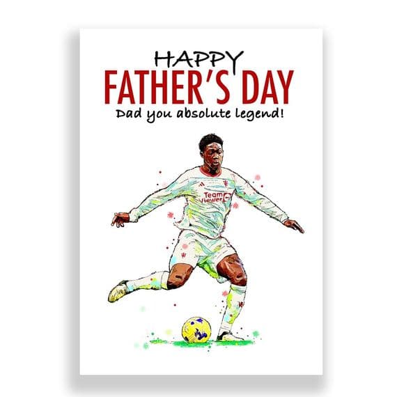Manchester United Father's Day Card | Kobe Maino