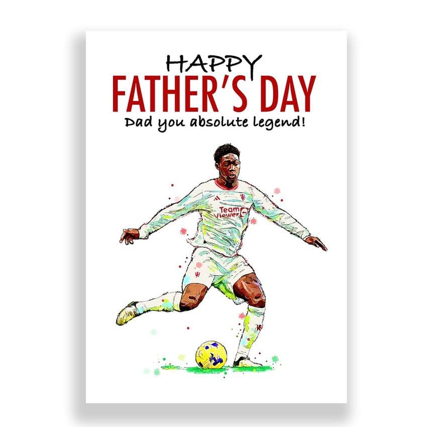 Manchester United Father's Day Card | Kobe Maino