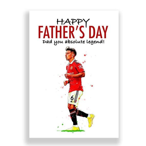 Manchester United Father's Day Card | Lisandro Martínez