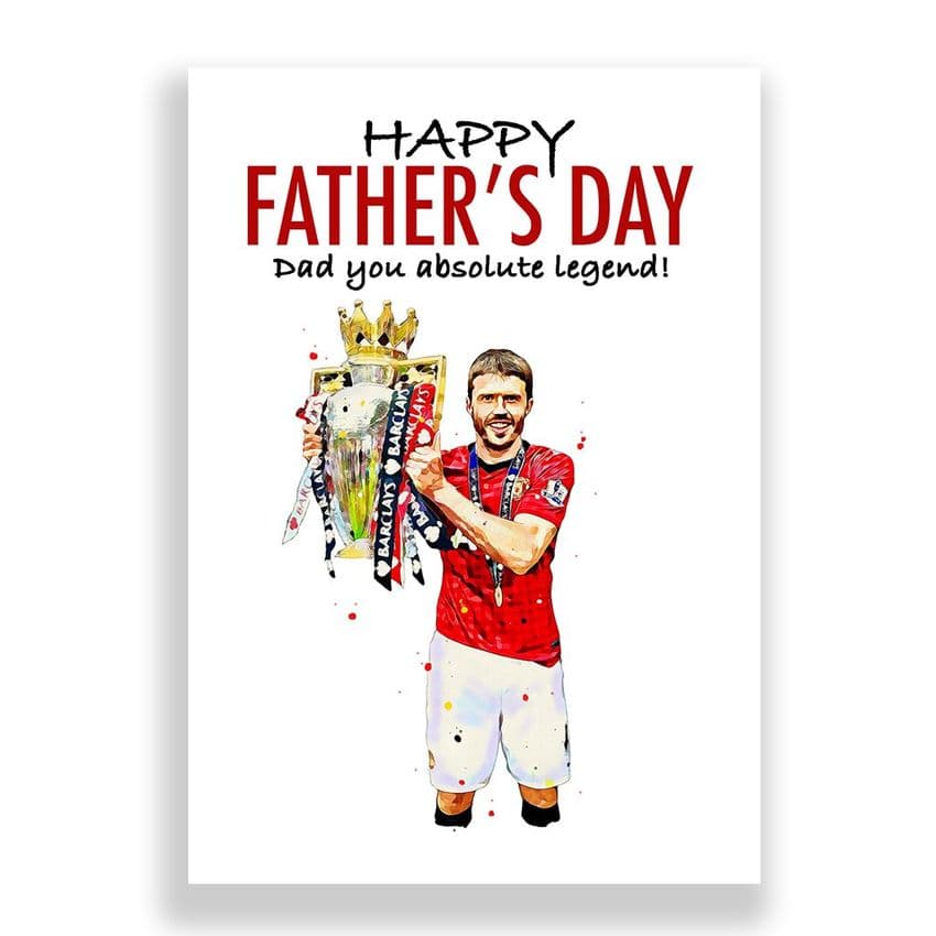 Manchester United Father's Day Card | Michael Carrick