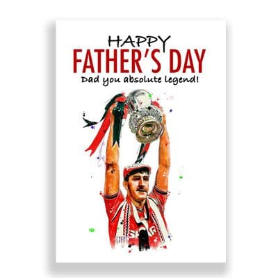 Manchester United Father's Day Card | Norman Whiteside