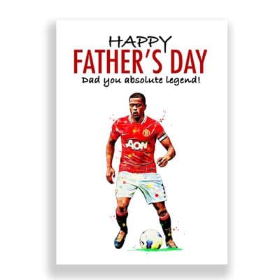 Manchester United Father's Day Card | Patrice Evra