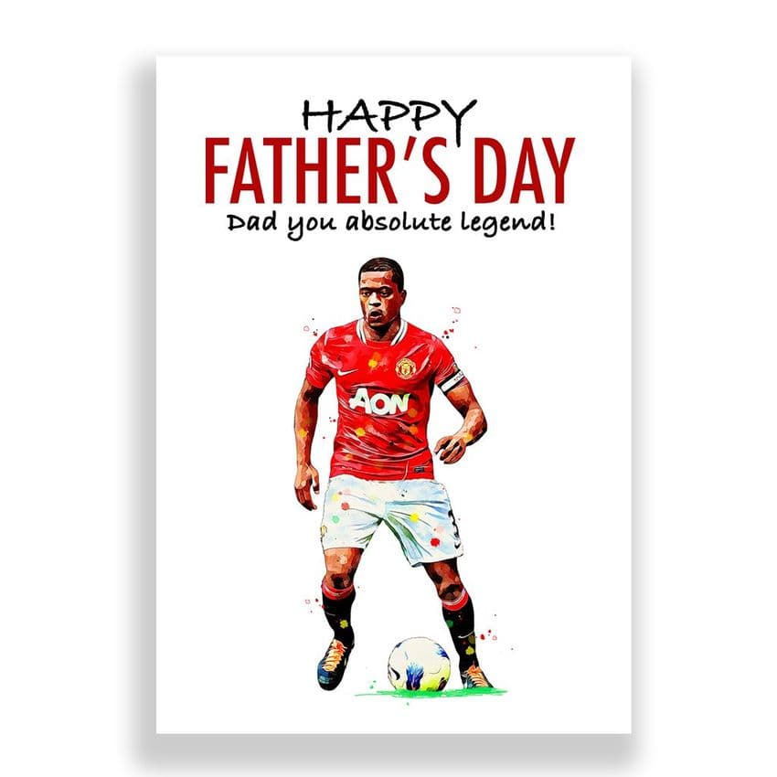 Manchester United Father's Day Card | Patrice Evra