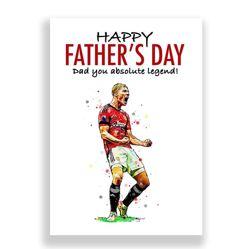 Manchester United Father's Day Card | Rasmus Hojland