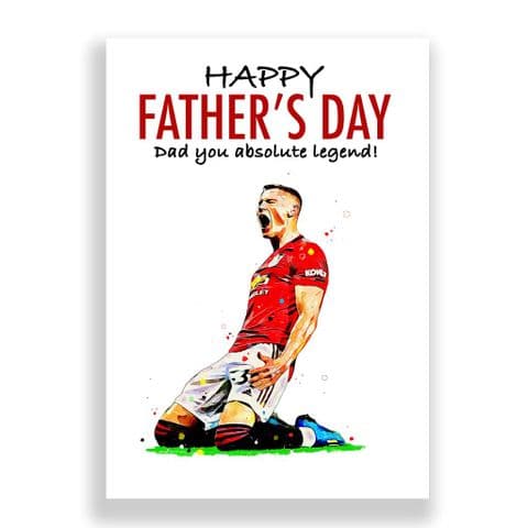 Manchester United Father's Day Card | Scott McTominay
