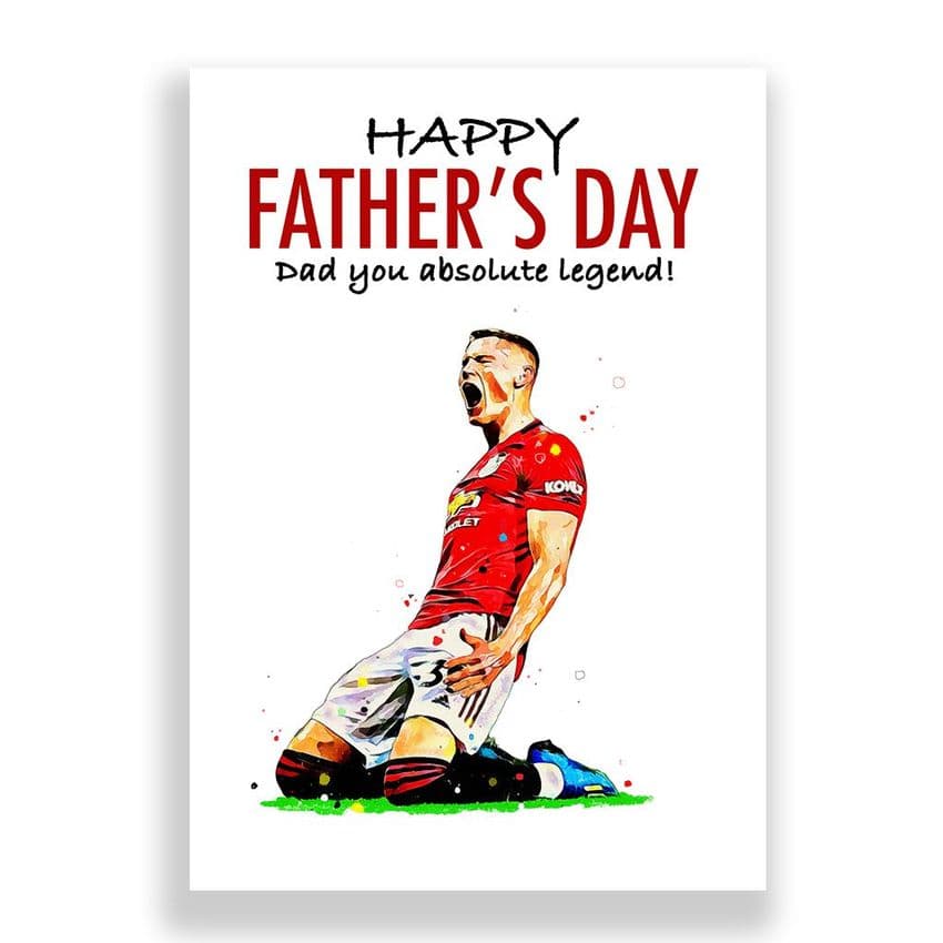 Manchester United Father's Day Card | Scott McTominay