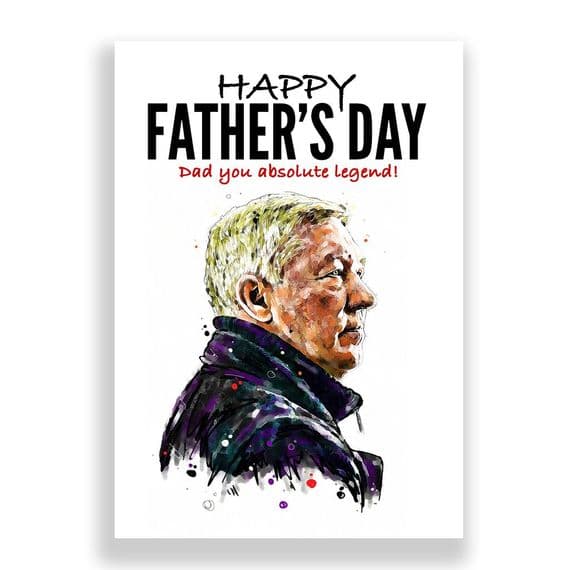 Manchester United Father's Day Card | Sir Alex Ferguson (1)