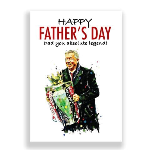 Manchester United Father's Day Card | Sir Alex Ferguson