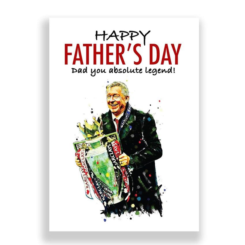 Manchester United Father's Day Card | Sir Alex Ferguson