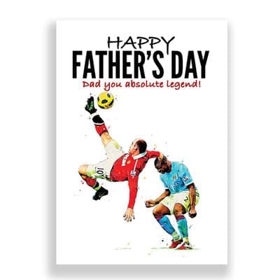 Manchester United Father's Day Card | Wayne Rooney