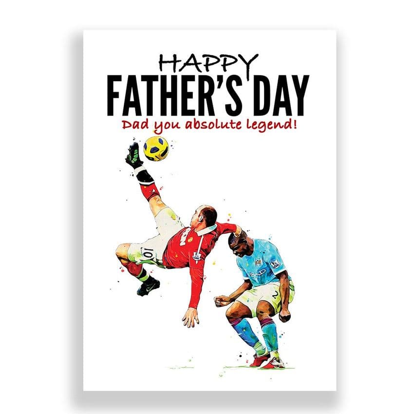 Manchester United Father's Day Card | Wayne Rooney