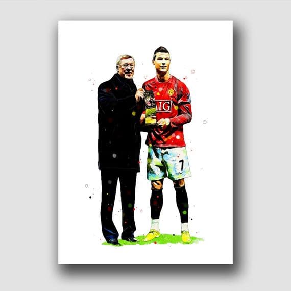 MANCHESTER UNITED - FERGIE & RONALDO.