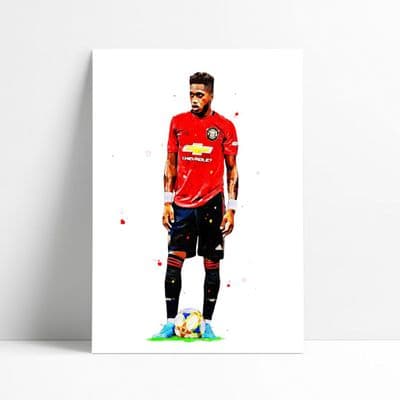 Manchester United | Fred Art Print
