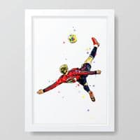 Manchester United | Garnacho Art Print (1)