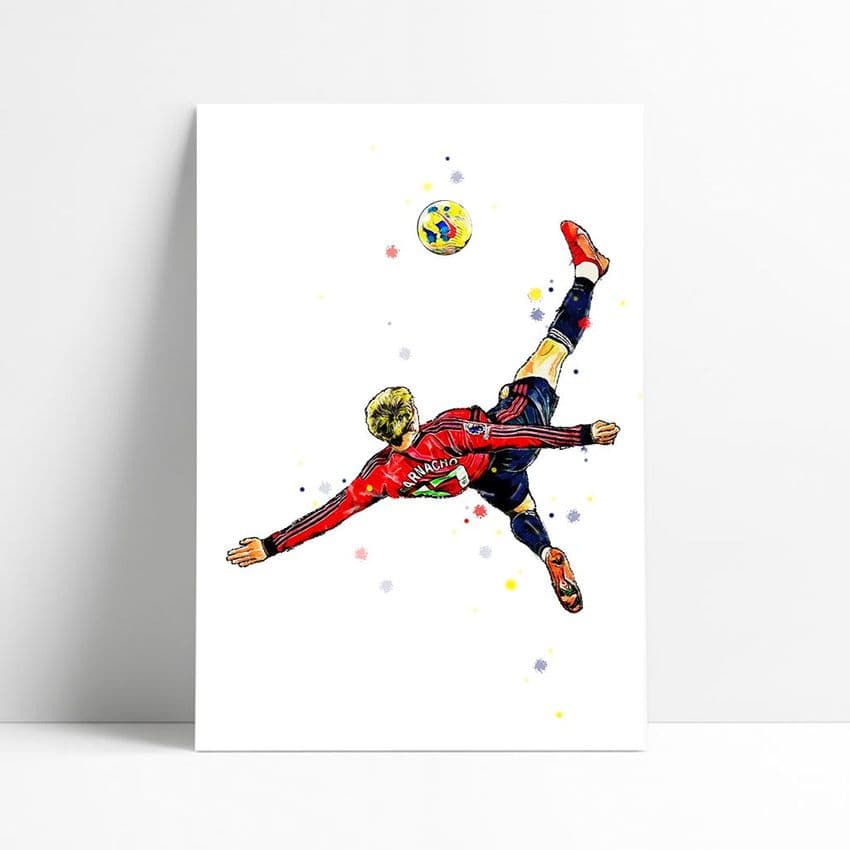 Manchester United | Garnacho Art Print (1)
