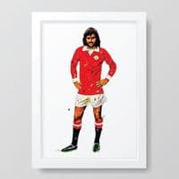 Manchester United | George Best Art Print (1)