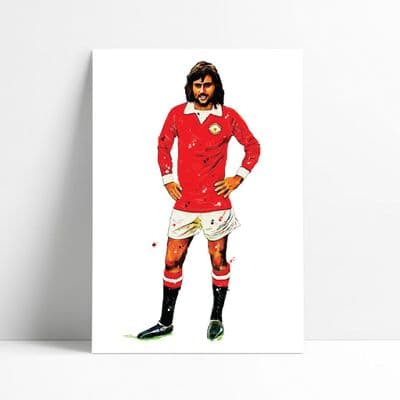 Manchester United | George Best Art Print (1)
