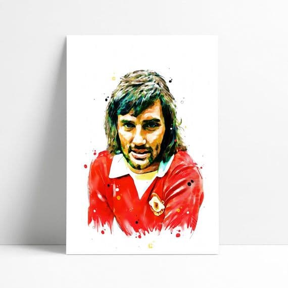 Manchester United | George Best Art Print