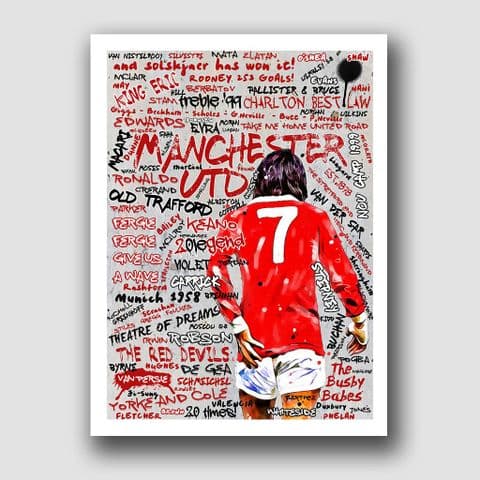 MANCHESTER UNITED GRAFFITI