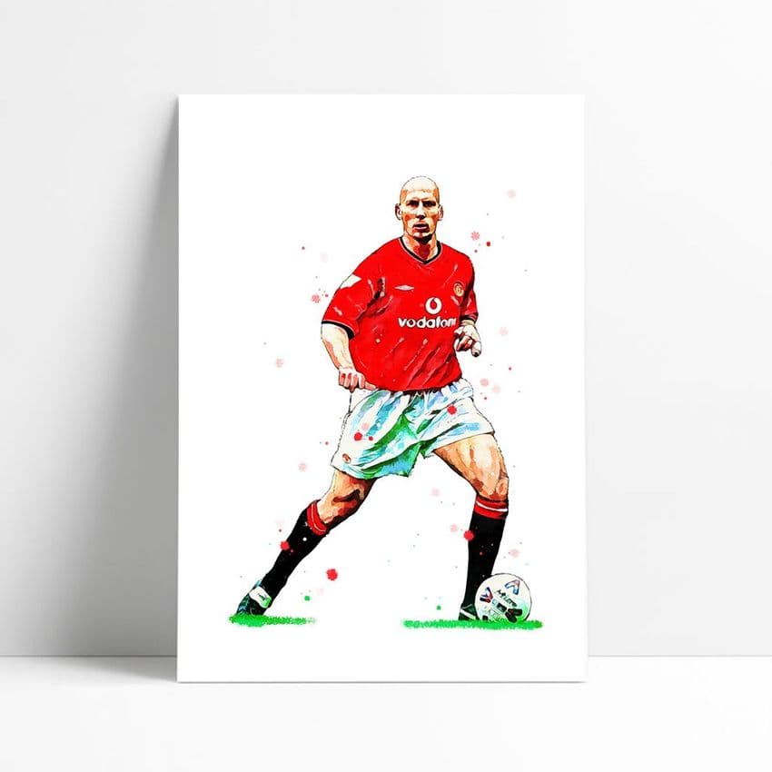 Manchester United | Jaap Stam Art Print