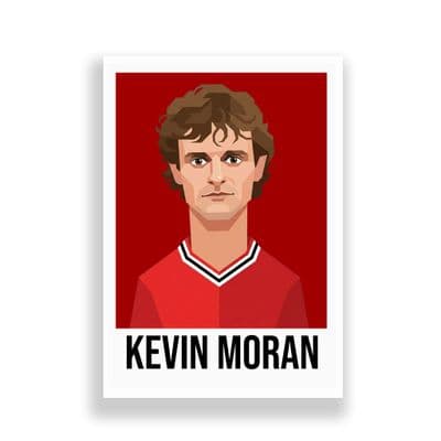 MANCHESTER UNITED | KEVIN MORAN  | MODERN ART PRINT