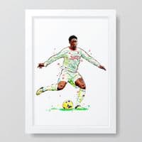 Manchester United | Kobbie Mainoo  Art Print