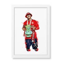 Manchester United | Kobbie Mainoo  Art Print (1)