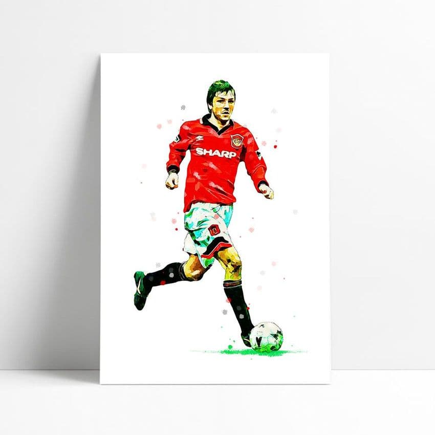 Manchester United | Lee Sharpe Art Print