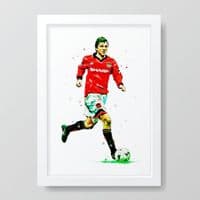 Manchester United | Lee Sharpe Art Print