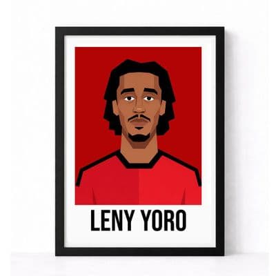 MANCHESTER UNITED | LENY YORO | MODERN ART PRINT