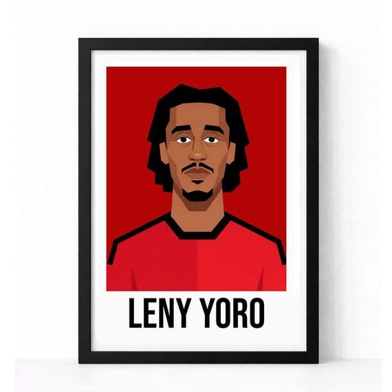 MANCHESTER UNITED | LENY YORO | MODERN ART PRINT