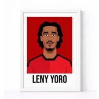 MANCHESTER UNITED | LENY YORO | MODERN ART PRINT
