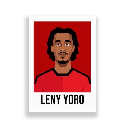MANCHESTER UNITED | LENY YORO | MODERN ART PRINT
