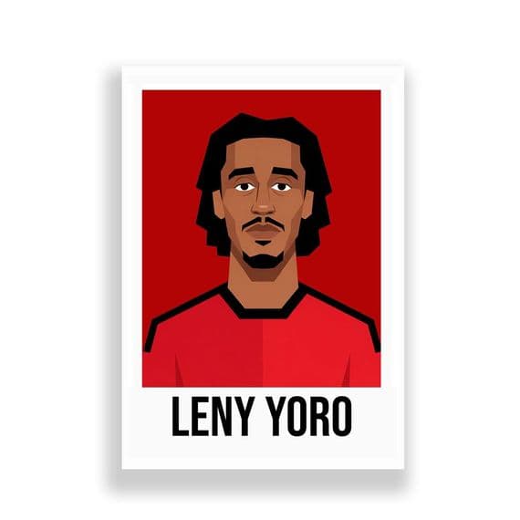 MANCHESTER UNITED | LENY YORO | MODERN ART PRINT