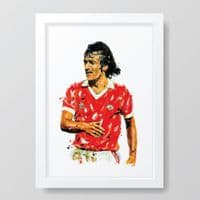 Manchester United | Lou Macari Art Print