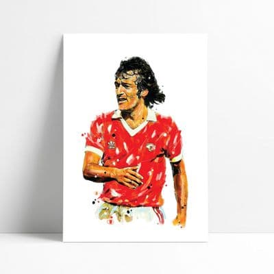Manchester United | Lou Macari Art Print