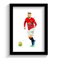 Manchester United | Luke Shaw Art Print