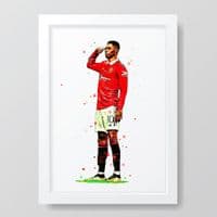 Manchester United | Marcus Rashford Art Print